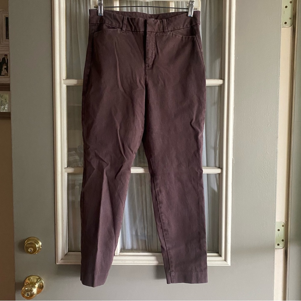 Old Navy Brown High Rise Pixie Pants